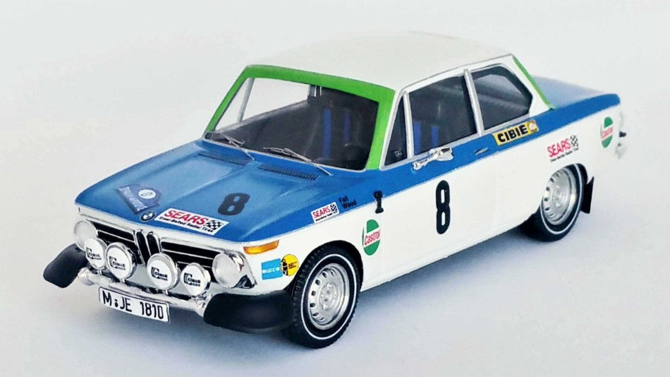 BMW 2002 TI N.8 5th ACROPOLIS RALLY 1972 FALL/WOOD 1:43