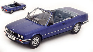 BMW 3-SERIES 325i (E30) CABRIOLET 1989 BLUE 1:18