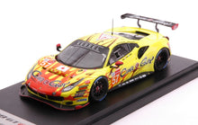 Indlæs billede til gallerivisning FERRARI 488 GTE EVO 3.9L TURBO V8 TEAM KESSEL RACING N 57 24h LE MANS 2021 S.ANDREWS - M.JENSEN - T.KIMURA YELLOW RED 1:43