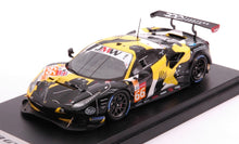 Indlæs billede til gallerivisning FERRARI 488 GTE EVO 3.9L TURBO V8 TEAM JMW MOTORSPORT N 66 24h LE MANS 2021 J.FANNIN - T.NEUBAUER - R.SALES BLACK WHITE YELLOW 1:43