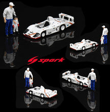 Indlæs billede til gallerivisning Porsche LITTLE BIG MANS - LE MANS CLASSIC SET + FIGUREN hvid/rød/gul 1:43