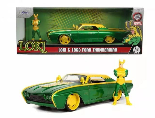 FORD THUNDERBIRD 1963 MARVEL LOKI 1:24