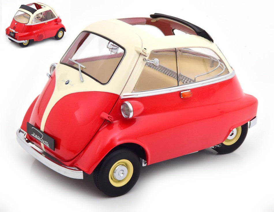BMW 250 ISETTA 1959 RED/WHITE 1:12