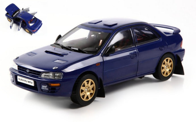 SUBARU IMPREZA STI STREET LEGAL WRX 1996 BLUE 1:18