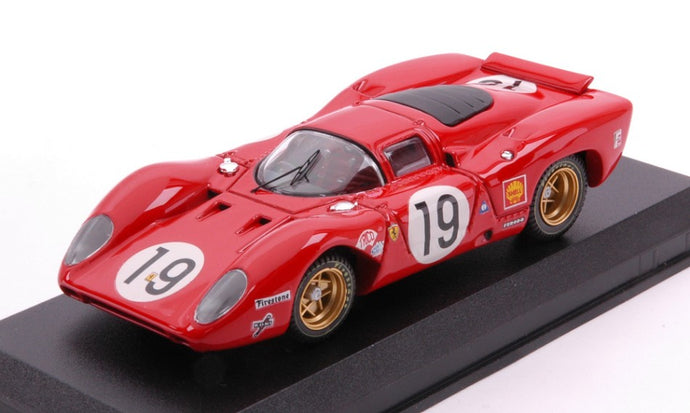 FERRARI 312P 3.0L V12 COUPE TEAM SEFAC N 19 24h LE MANS 1969 C.AMON – P.SCHETTY RED 1:43