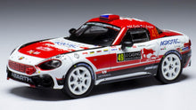 Indlæs billede til gallerivisning FIAT 124 ABARTH RGT N 49 RALLY MONTECARLO 2022 M.RADA - J.JUGAS WHITE RED 1:43