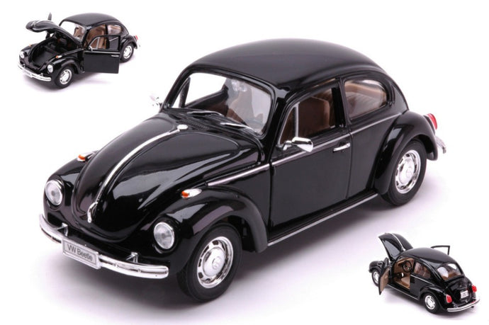 VW BEETLE 1968 BLACK 1:24