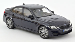 BMW M3 COMPETITION 2017 BLUE METALLIC 1:18