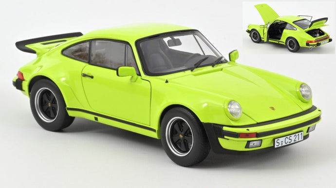 PORSCHE 911 TURBO 3.0 1976 LIGHT GREEN 1:18