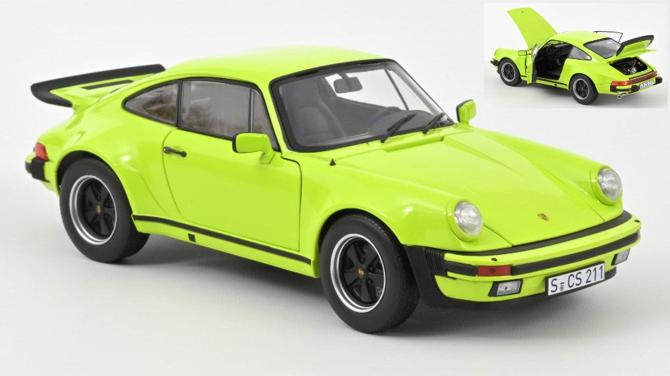 PORSCHE 911 TURBO 3.0 1976 LIGHT GREEN 1:18