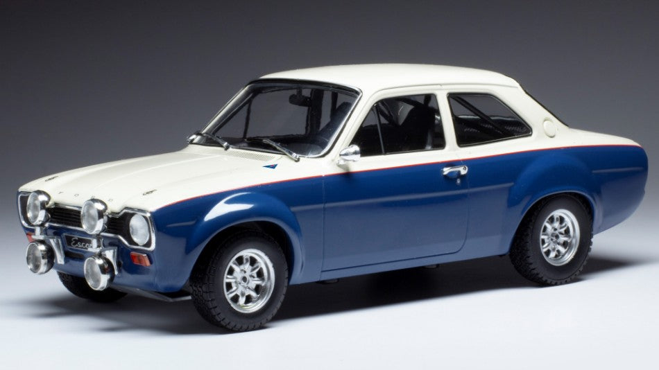 FORD ESCORT MK1 RS 1600 1974 WHITE/BLUE 1:18
