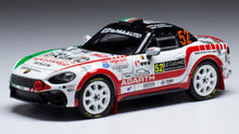 Indlæs billede til gallerivisning Fiat ABARTH 124 RGT #52 GOBBIN/GRIMALDI RALLY MONTE CARLO 2022 hvid/rød/grøn 1:43