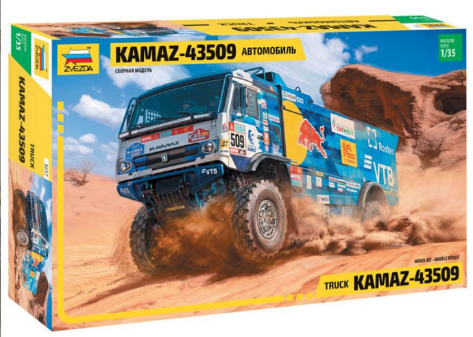 KAMAZ 43509 TRUCK N 509 RALLY DAKAR 2022 ANDREY KARGINOV - ANDREY MOKEEV / 1:35