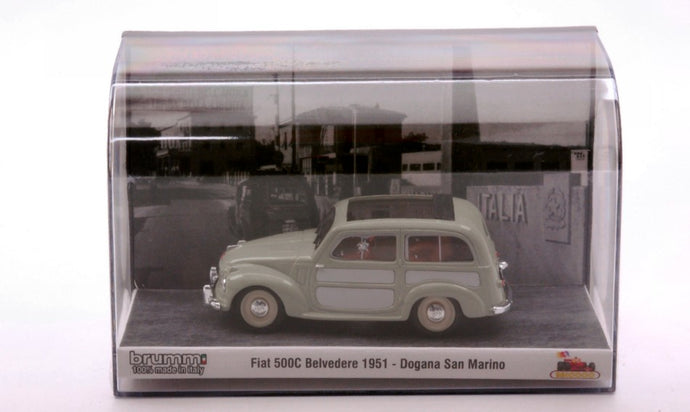 FIAT 500C BELVEDERE DOGANA DI SAN MARINO 1:43