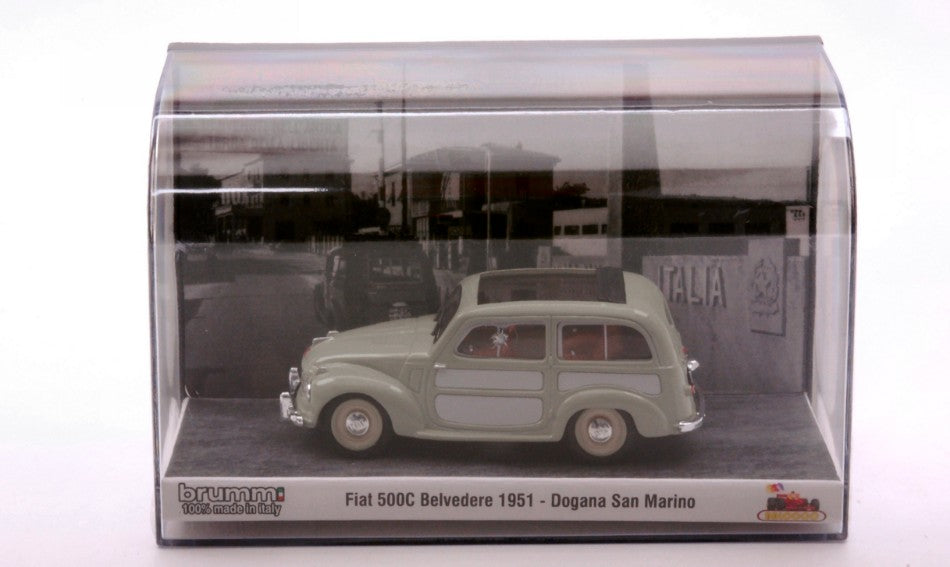 FIAT 500C BELVEDERE DOGANA DI SAN MARINO 1:43