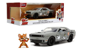 DODGE CHALLENGER COUPE 2015 - TOM & JERRY GREY 1:24