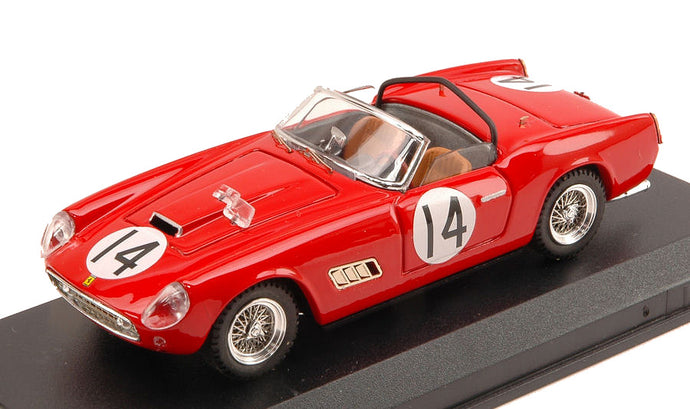 FERRARI 250 CALIFORNIA N.14 10th 12H SEBRING 1960 R.PUBLICKER 1:43