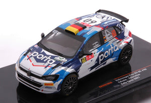 VW POLO GTI R5 #60 KREIM/CHRISTIAN RALLY YPRES 2021 hvid/blå 1:43