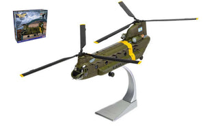 Boeing CH-47C CHINOOK AE-520 Argentine Army, Captured by British Army returned to UK, Falkland 1982 oliven grøn/gul 1:72