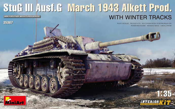 STUG III AUSF.G MARCH 1943 KIT 1:35