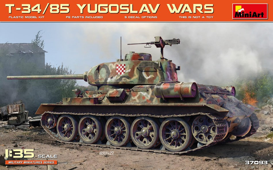 T-34/85 YUGOSLAV WARS KIT 1:35