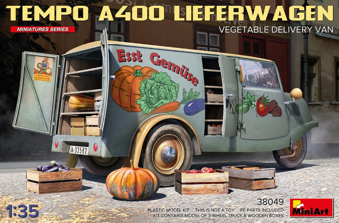 TEMPO A400 LIEFERWAGEN VEGETABLE DELIVERY VAN KIT 1:35