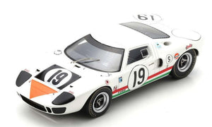 FORD GT40 N.19 5th 12 H SEBRING 1967 N.VACCARELLA-U.MAGLIOLI 1:43