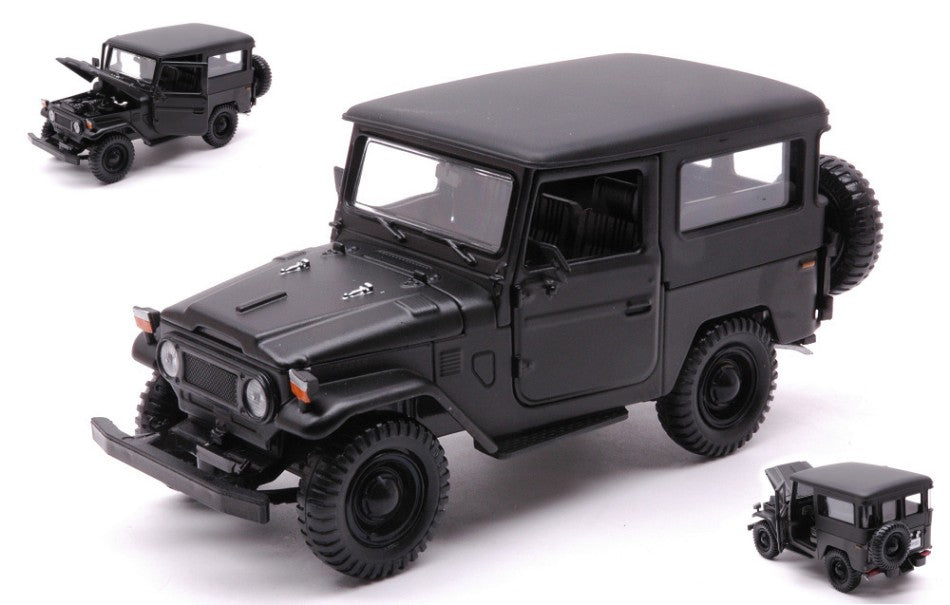 TOYOTA FJ40 1974 HARD TOP MATT BLACK 1:24