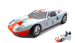 Ford GT #6 CONCEPT GULF LIVERY lys blå/orange 1:12