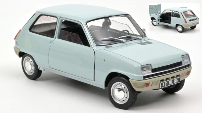RENAULT 5 1972 CLEAR BLUE 1:18
