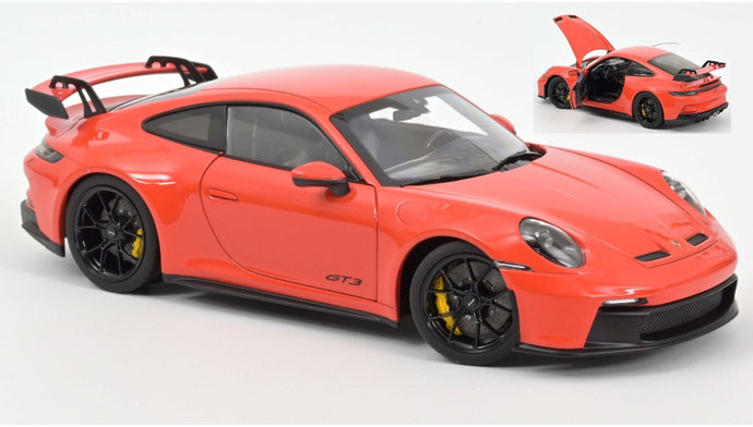 PORSCHE 911 GT3 2021 ORANGE 1:18