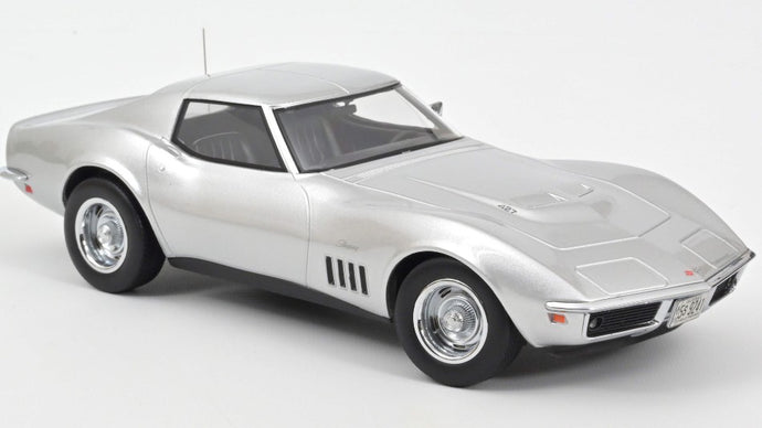 CHEVROLET CORVETTE COUPE' 1969 SILVER 1:18