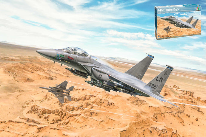 McDONNEL DOUGLAS F-15E STRIKE EAGLE CACCIA MILITARY AIRPLANE 1988 / 1:48