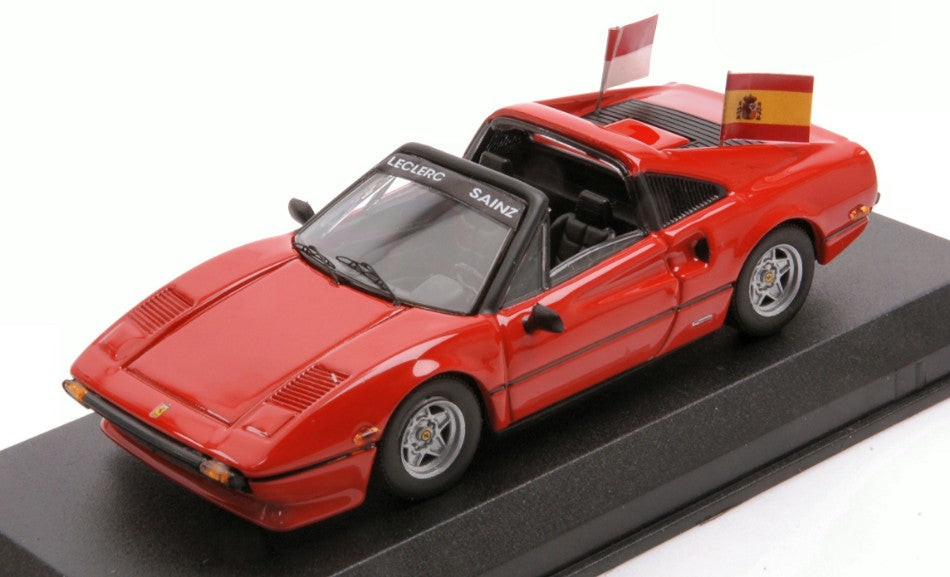 FERRARI 308 GTS 1982 - F1 PARADE MEXICO GP 2020 C.SAINZ - C.LECLERC RED 1:43