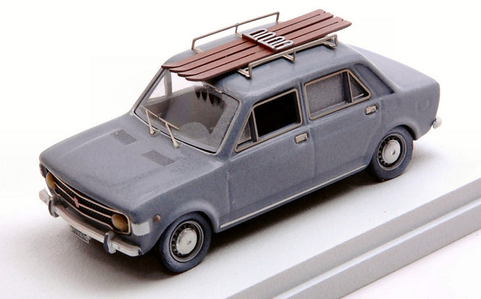 FIAT 128 CON SCI 1970 - WINTER VACATION WITH SKI GREY 1:43