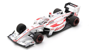 SF19 DOCOMO TEAM DANDELION RACING M-TEC HR417E #5 TADASUKE MAKINO SUPER FORMULA 2022 hvid/rød 1:43