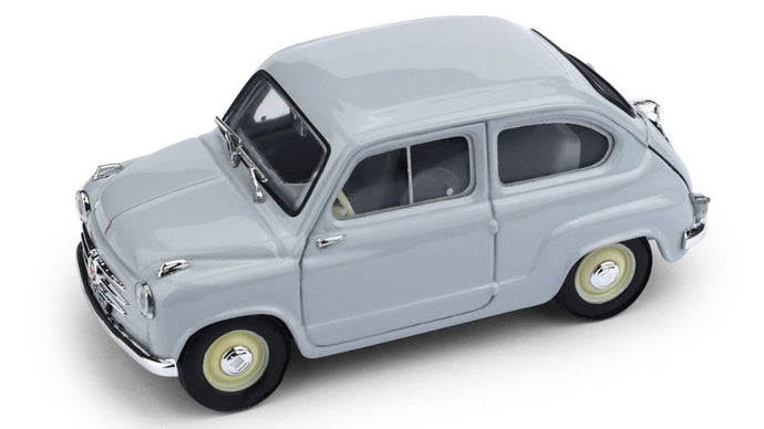 FIAT 600 1a SERIE 1955 GRIGIO PERLA 1:43