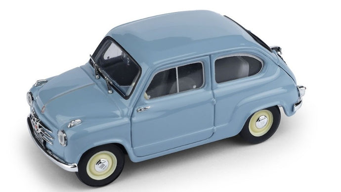 FIAT 600 1a SERIE 1955 AZZURRO CENERE 1:43