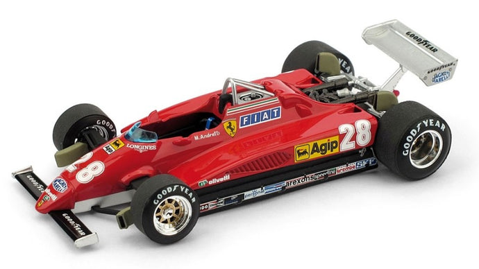 FERRARI 126 C2 MARIO ANDRETTI 1982 N.28 3rd ITALY GP 1:43 UPD