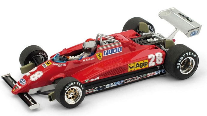 FERRARI 126 C2 MARIO ANDRETTI 1982 N.28 3rd ITALY GP 1:43