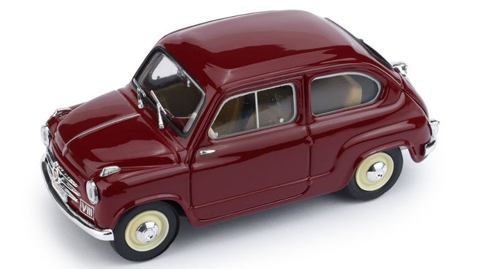 FIAT 600 POLIZIA STRADALE 1955 BORDEAUX 1:43