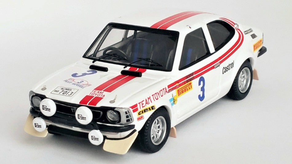 TOYOTA COROLLA LEVIN N.3 ACROPOLIS RALLY 1975 WARMBOLD/DAVENPORT 1:43