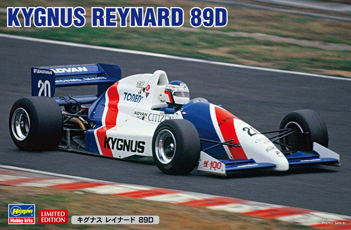 REYNARD F3000 89D TEAM KYGNUS RACING N 20 SEASON 1989 N.SEKIYU / 1:24