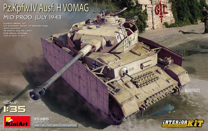 PZ.KPFW.IV AUSF.H VOMAG.MID PRODUCTION KIT 1:35