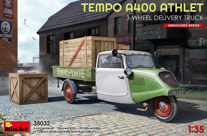 TEMPO A400 ATHLET 3-WHEEL DELIVERY TRUCK KIT 1:35