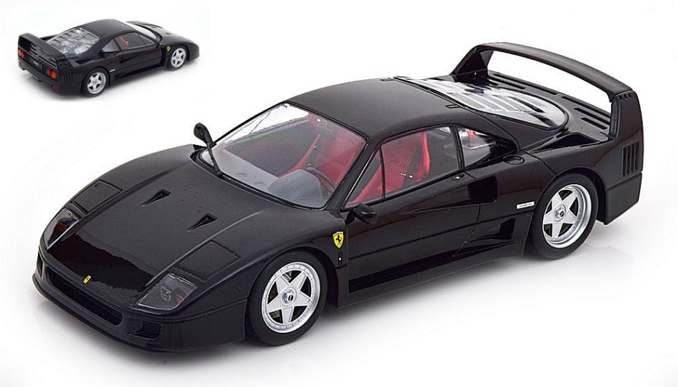 FERRARI F40 1987 BLACK 1:18