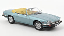 Indlæs billede til gallerivisning JAGUAR XJ-S 5.3 H.E.CONVERTIBLE 1988 LIGHT BLUE METALLIC 1:18