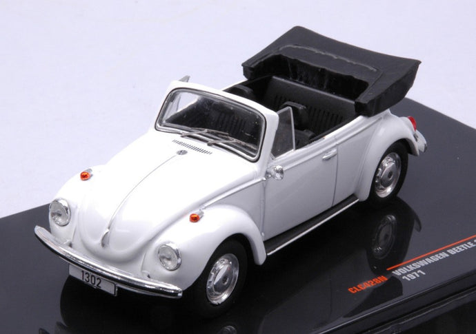 VW BEETLE 1302 LS 1971 CABRIO WHITE 1:43