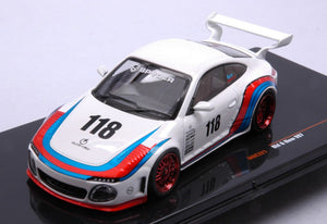 PORSCHE OLD AND NEW 997 N.118 MARTINI WHITE (BASE 911-997)1:43