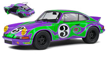 Indlæs billede til gallerivisning PORSCHE 911 RSR COUPE N 3 HAPPY TRIBUTE 1973 PURPLE GREEN 1:18